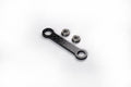 Koswork KOS04361-16 Kyosho Ultima & JJ Carbon Steering Link Plate Set (w/bearings) (9001931243757)