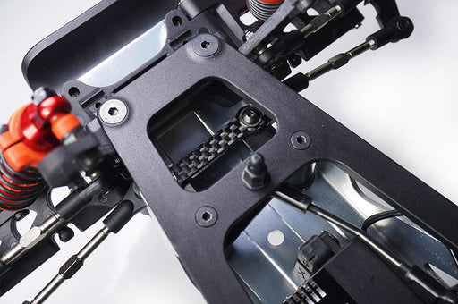 Koswork KOS04361-16 Kyosho Ultima & JJ Carbon Steering Link Plate Set (w/bearings) (9001931243757)