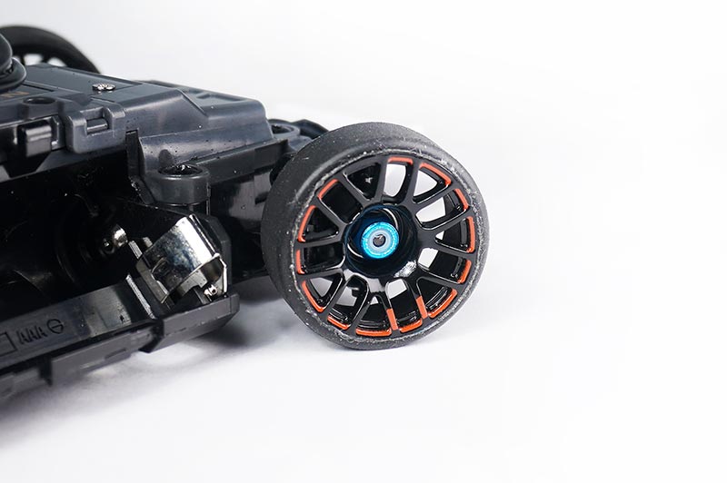 Koswork KOS04371-1 M2 Aluminum Nylon Lock Nuts Mini-Z Blue (w/container) (5) (9001931374829)