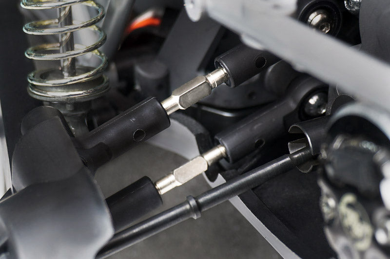 Koswork KOS04405 Tamiya BBX Steel Heavy Duty Turnbuckle Set (6pcs, w/wrench) BB-01 (9001931538669)