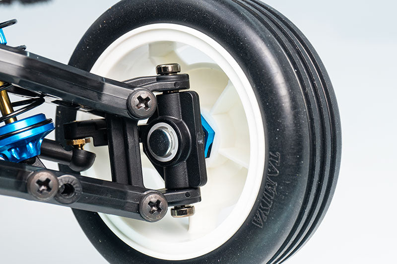 Koswork KOS04408 Tamiya 6mm Aluminum Clamping Wheel Hex (4) Blue (9001931604205)