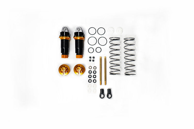 Koswork KOS04410GDR Tamiya Rear 12mm Gold Big Bore Buggy Shock Set (2) (9001931735277)