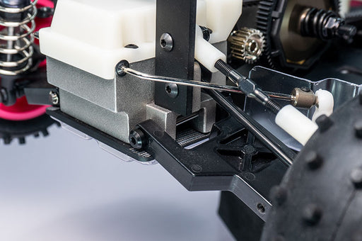 Koswork KOS04502-2 Yokomo Inner Hardened Arm Pin/Suspension Shaft 3x42.1mm (w/Alum Locknuts) (2) YZ-870C / YZ-10 (9003640979693)