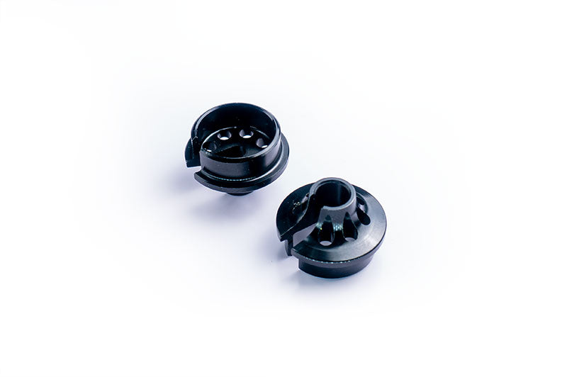 Koswork Black Long 13.2/6.5mm Aluminium Cup 12mm RC Shock Spring Retainer