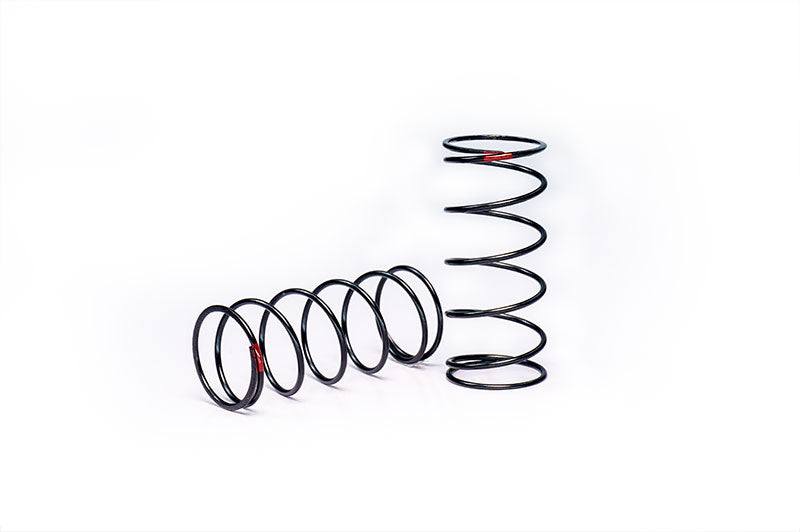 Koswork KOS04850-6.5T Front Shock Spring Red (44mm, 1.2/6.5T, 4.6 lb/in, ID 16.4mm, 12/13mm Shock) AE (2) (9003641897197)