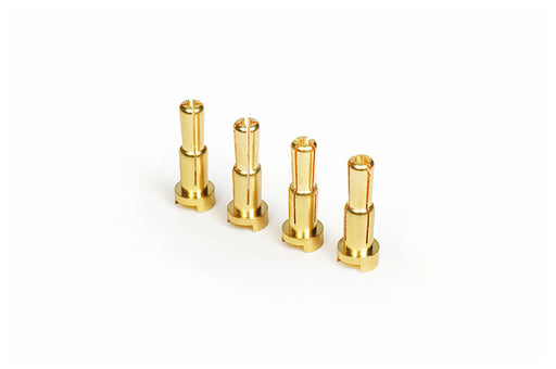 Koswork KOS05031-45FOUR 4mm/5mm Gold Bullet Connector/Plug (4) (9001932849389)