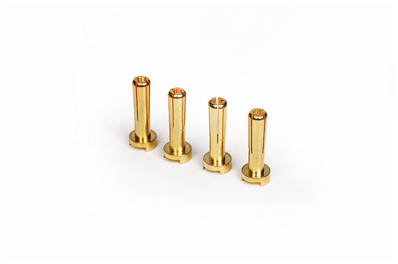 Koswork KOS05031-4FOUR 4mm Gold Bullet Connector/Plug (4) (9001932914925)
