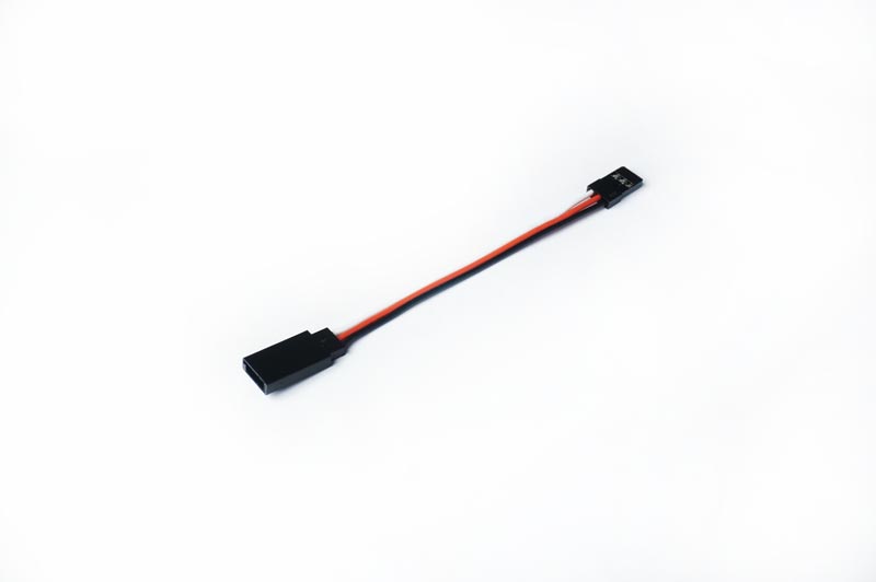 Koswork KOS05051-10 10cm Soft Servo Extension Wire (Futaba/JR Plug) (9001933275373)