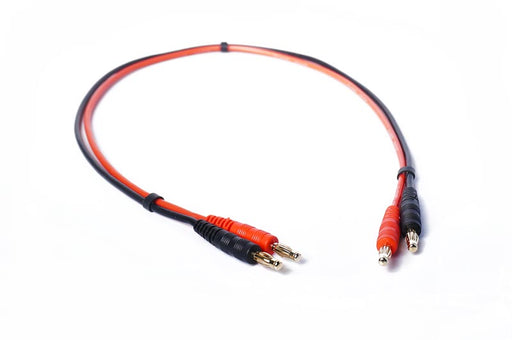 Koswork KOS05111-34 High Efficiency Power Lead/Cable (Banana to Banana 4mm Plugs) 50cm (9001933603053)
