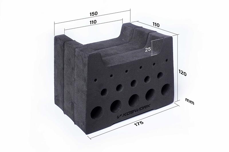 Koswork KOS13030 Foam Car Stand/Tool Stand H120mm (Crawler, Monster Truck, Truck, Truggy & Buggy) (9003644616941)