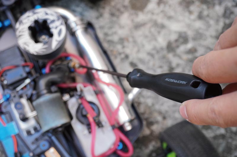 Koswork KOS13204-F4 Flat Head Engine Tuning Screwdriver 4.0mm (9001935012077)