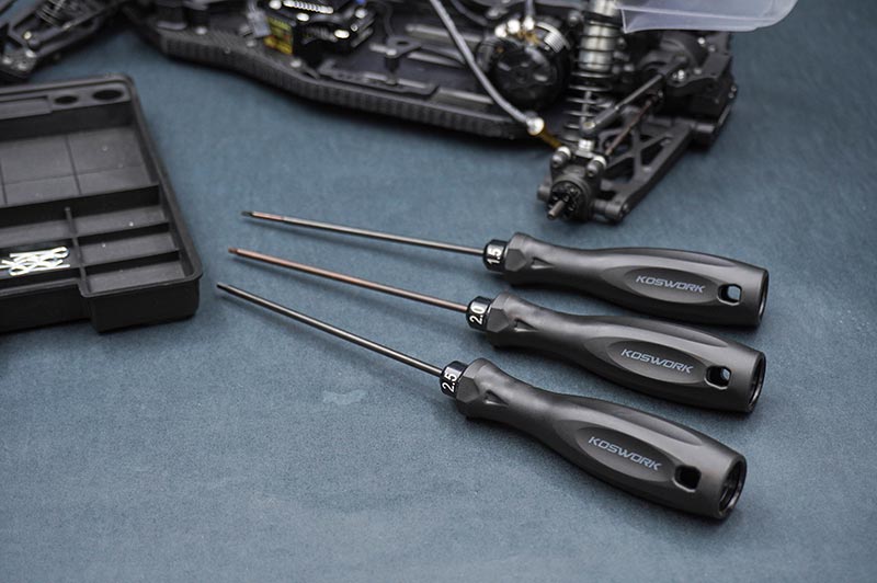 Koswork Hex Wrench Set 1.5mm 2.0mm & 2.5mm with 120mm Tip Tool
