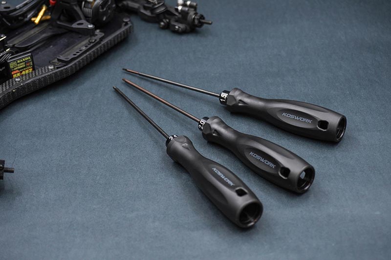 Koswork Hex Wrench Set 1.5mm 2.0mm & 2.5mm with 120mm Tip Tool (2)