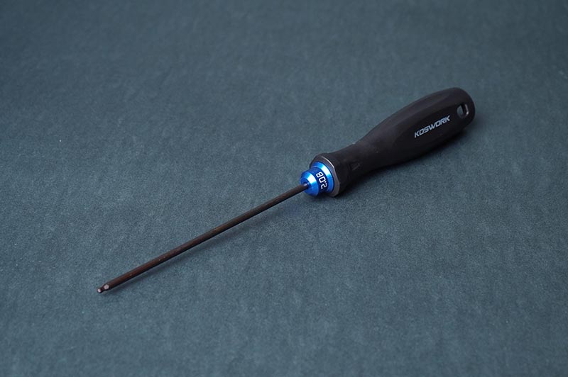 Koswork Ball End Hex Wrench 2.0mm 120mm Tip Tool