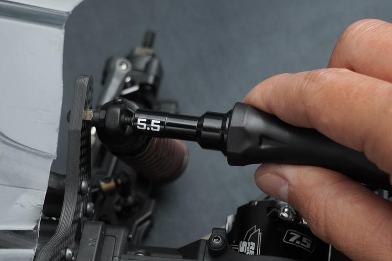 Koswork Hard Coated Aluminium 5.5mm Compact Nut Driver Tool (3)