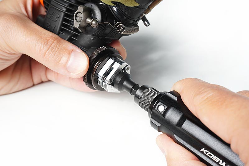 Koswork KOS13207-CL Buggy Clutch Shoe & Spring Assembly Tool Bit 1/4" Drive Hex (9003645108461)