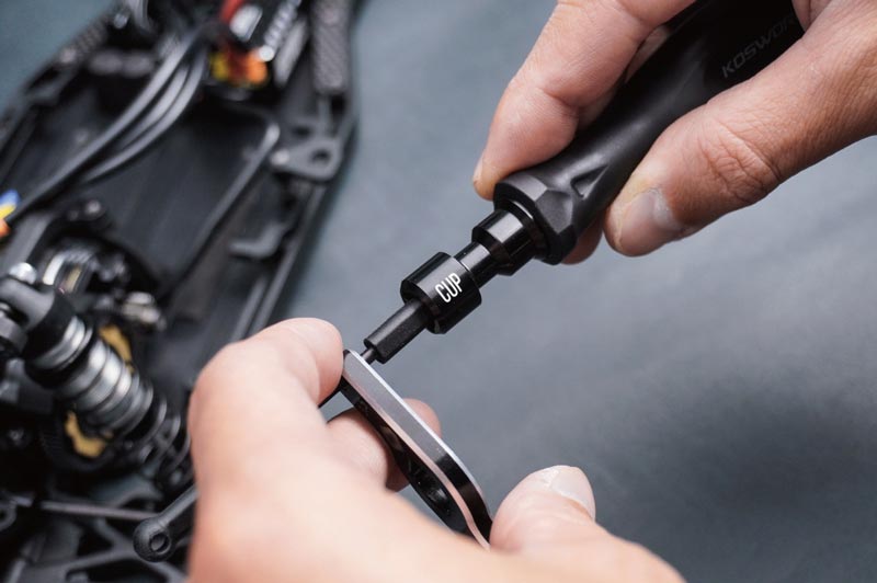 Koswork KOS13204-CUP Hard Coated Aluminum Ballcup Wrench (1/10) (9001934979309)