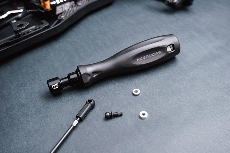 Koswork KOS13204-CUP Hard Coated Aluminum Ballcup Wrench (1/10) (9001934979309)