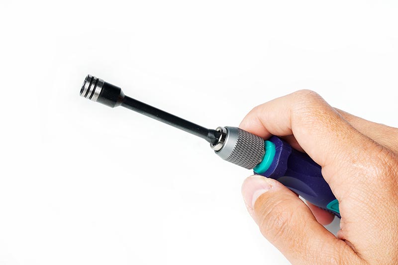 Koswork KOS13207-GR GR Quick Release 1/4" 6.35mm Drive Hex Driver Handle (9001935208685)