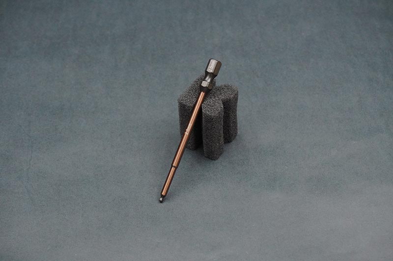 Koswork KOS13207-H20B Ball End Hex Wrench Tip 2.0x75mm 5/64"x75mm 1/4" Drive Hex (9001935438061)