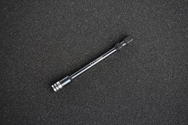 Koswork Nut Driver Bit 5.0mm 1/4in Drive Hex (for Trx-4M wheel nut) OD 7.2mm Tool