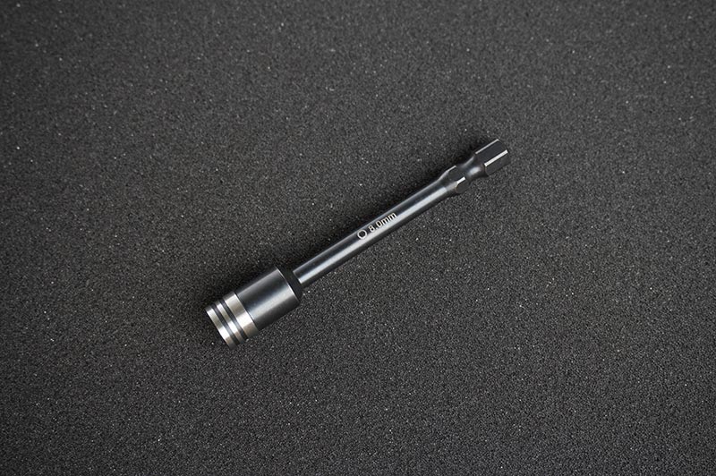 Koswork KOS13207-N8 Nut Driver Bit 8.0mm 1/4" Drive Hex (for 5mm nut / glow plug) (9003645731053)