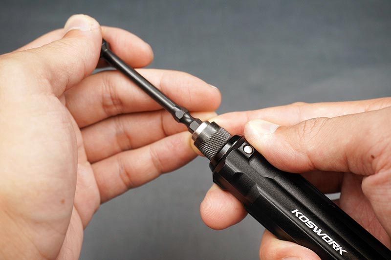 Koswork Quick Release 1/4in Drive Hex Driver Set Tool (4)