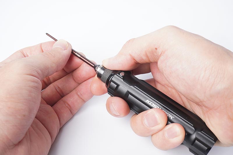 Koswork KOS13211 Mini-Z Quick Release 1/4" Drive Hex Driver Set  (H1.5, N4.5, P00 & P1) (9003646091501)