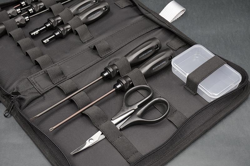 Koswork 10pcs Light Tri Handle Set with Parts Box & Tool Bag (3)