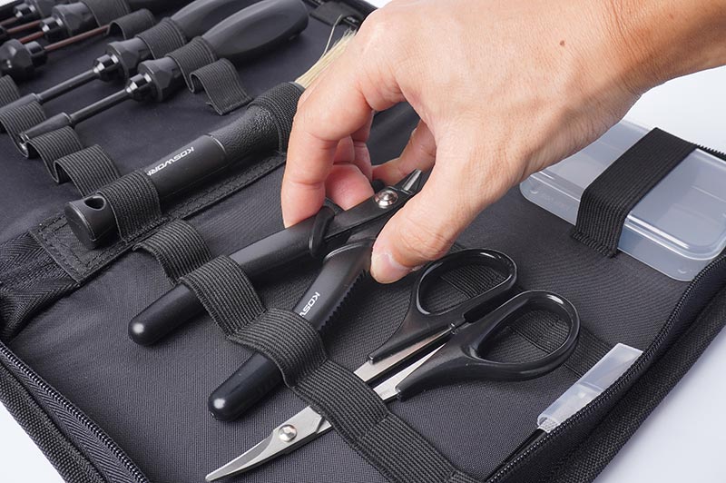 Koswork 11pc Light Tri Handle Set with Parts Box & Tool Bag (4)