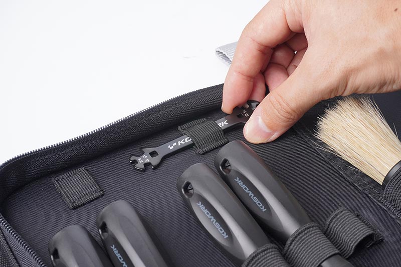 Koswork 11pc Light Tri Handle Set with Parts Box & Tool Bag (3)