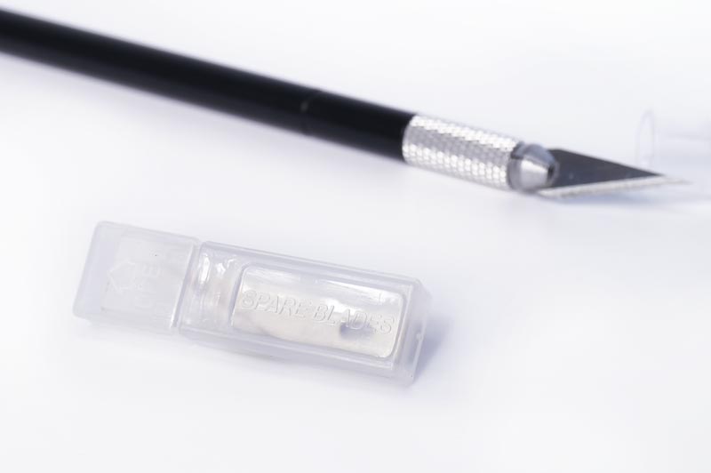 Koswork KOS13228-6 #11 Blades (for Hobby Knife) (5pcs w/case) (9003647074541)