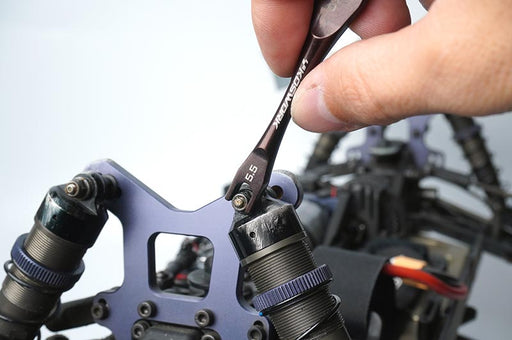 Koswork KOS13237 Steel Turnbuckle Wrench 5.5mm & 7.0mm (For 3mm & 4mm Nut) (9001936322797)