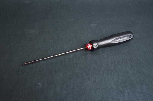 Koswork KOS13251-H25B Ball End Hex Wrench 2.5mm (w/120mm Tip) (Alum. Tri Handle) (9001936748781)