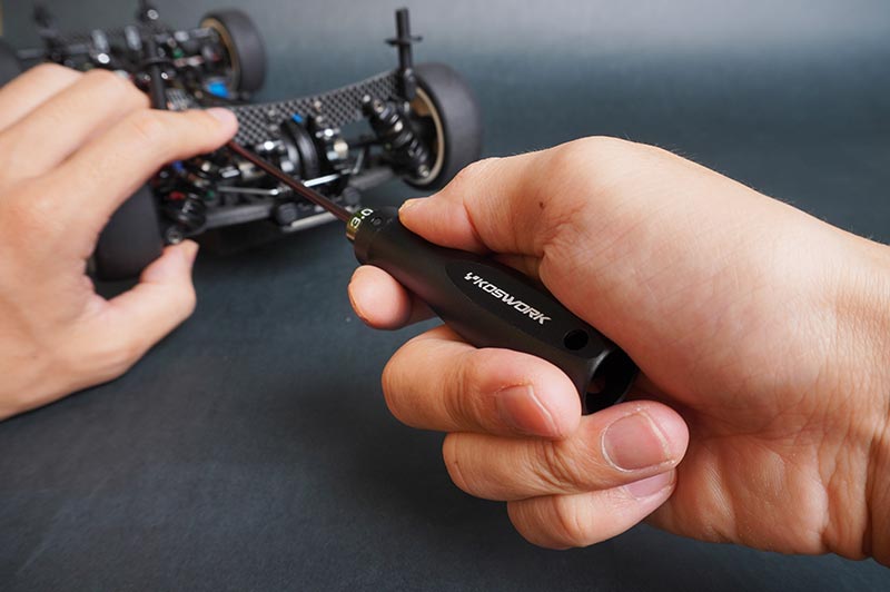 Koswork KOS13251-H30 Hex Wrench 3.0mm (w/120mm Tip) (Alum. Tri Handle) (9003647402221)