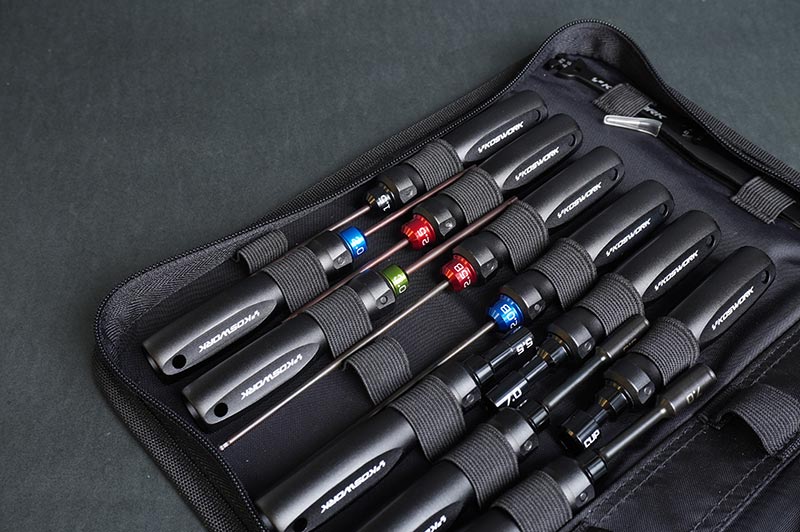 Koswork KOS13251-HSET3 Hex Wrench Set 1.5mm, 2.0mm & 2.5mm (w/120mm Tip) (Alum. Tri Handle) (9003647500525)