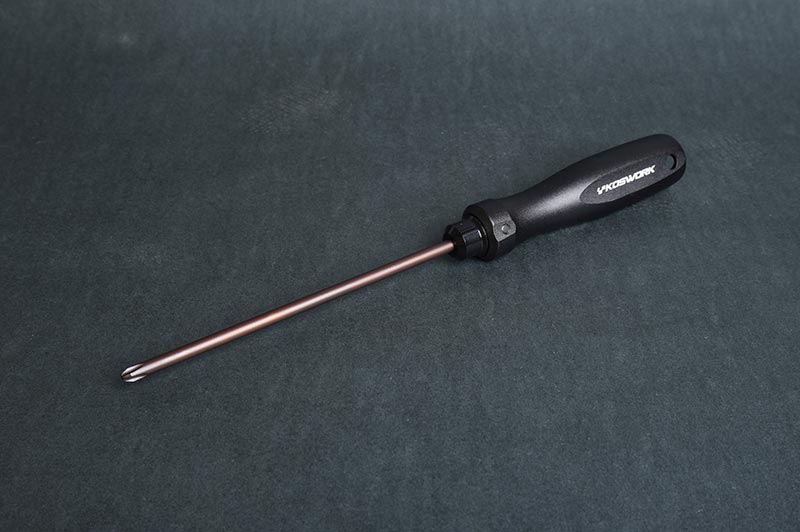 Koswork Phillips Screwdriver #2 Large 4.0mm Aluminium Tri Handle Tool