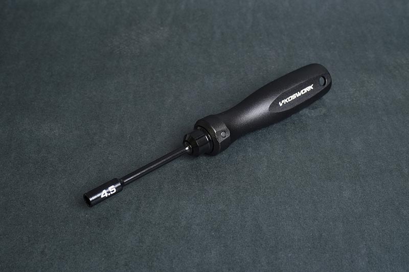 Koswork Aluminium 4.5mm Wheel Nut Driver For Mini w/68mm Tip Alum Tri Handle Tool