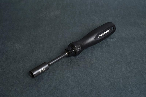 Koswork KOS13252-N7S Steel 7mm Wheel Nut Driver (For 4mm nut) (w/68mm Tip) (Alum. Tri Handle) (9001937043693)