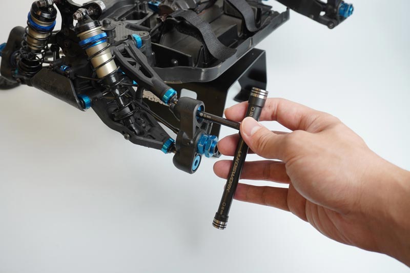 Koswork KOS13261 Glow Plug/Clutch Nut Cross Wrench (Nut 7, 8, 10mm & Hex 5mm) (9001937207533)