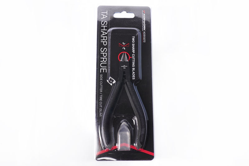 Koswork KOS13272 TA Sharp Sprue/Side Cutter/Tire Cut (Slim, Long Jaw) (9003648123117)