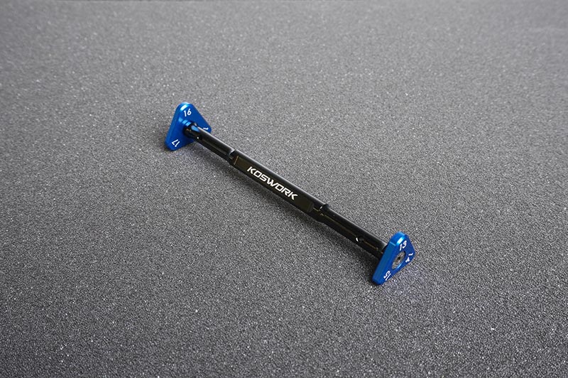 Koswork Aluminium Ride Height Gauge Set 13-18mm 1/10 Scale Buggy Carpet Tool