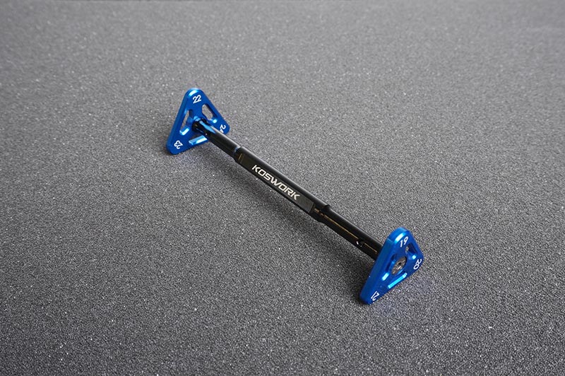 Koswork Alum Ride Height Gauge Set 19~21mm & 22~24mm 1/10 & 1/8 Buggy Tool