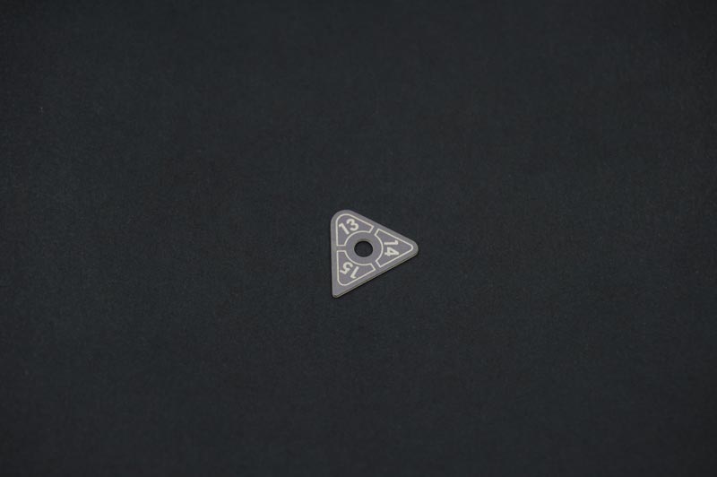 Koswork KOS13321-13 Steel Ride Height Gauge Plate (13~15mm, 1/10 Buggy Carpet) (9001937567981)