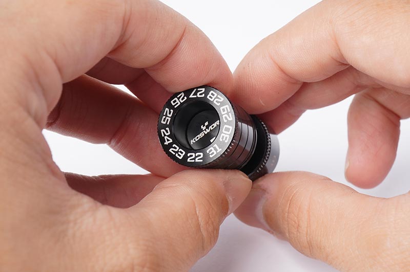 Koswork KOS13367 22~42mm Adjustable Ride Height Gauge (w/KOS13363 10mm block) (1/8 Truggy & Buggy) (9003648942317)