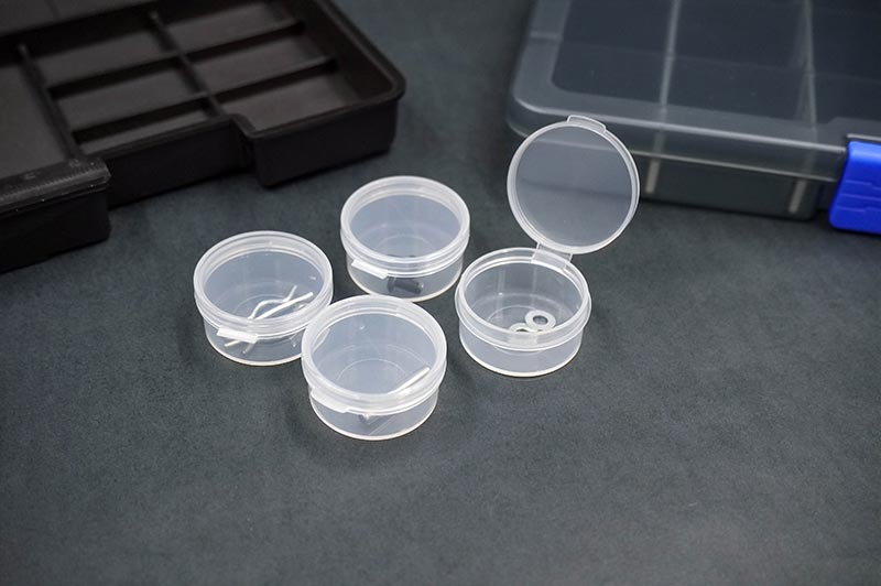 Koswork KOS14011 Clear Round Container (w/lid, ID 25mm, H12mm) (10pcs) (9003649138925)