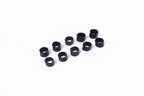 Koswork KOS14601 Silicone Cable Elastic Bands (OD 6mm, Width 5mm, Black) (10) (9001938125037)