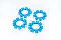 Kyosho KOS14605B 1/10, 1/8 UFO Blue High Strength Silicone Tire Glue Bands (4)