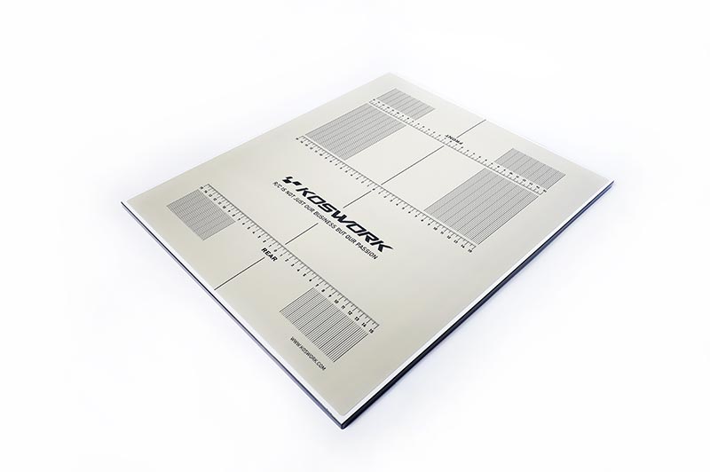 Koswork 1/10 & 1/8 Buggy & On-Road Extra Lightweight Pit Setup Board 400x480mm Tool