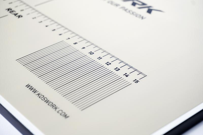 Koswork KOS18005SET 1/10 & 1/8 Buggy & On-Road Car Extra Lightweight Pit Setup Board 400x480mm (w/Plastic Decal) (9001938256109)